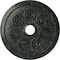 Ekena Millwork Spiral Ceiling Medallion (Fits Canopies up to 4"), 25 1/4"OD x 4"ID x 2"P, Painted Turtle Crackle CM25SPPTC - alternate 1
